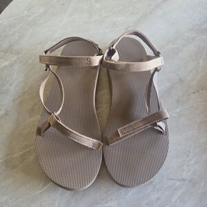 Teva Women's Neutral Taupe Adjustable Strap Sandals